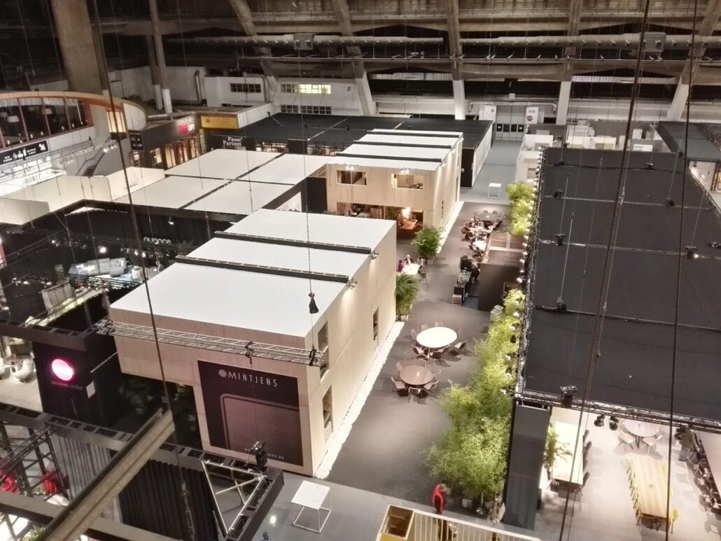 Expo Z verzorgt uw beursstand van A tot Z zoals hier bij Mintjens op de Meubelbeurs. beursstand van Mintjens op de Meubelbeurs van brussel