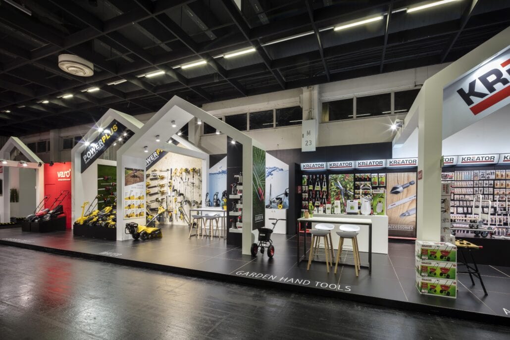 ontwerp beursstand ideeën concept huisje