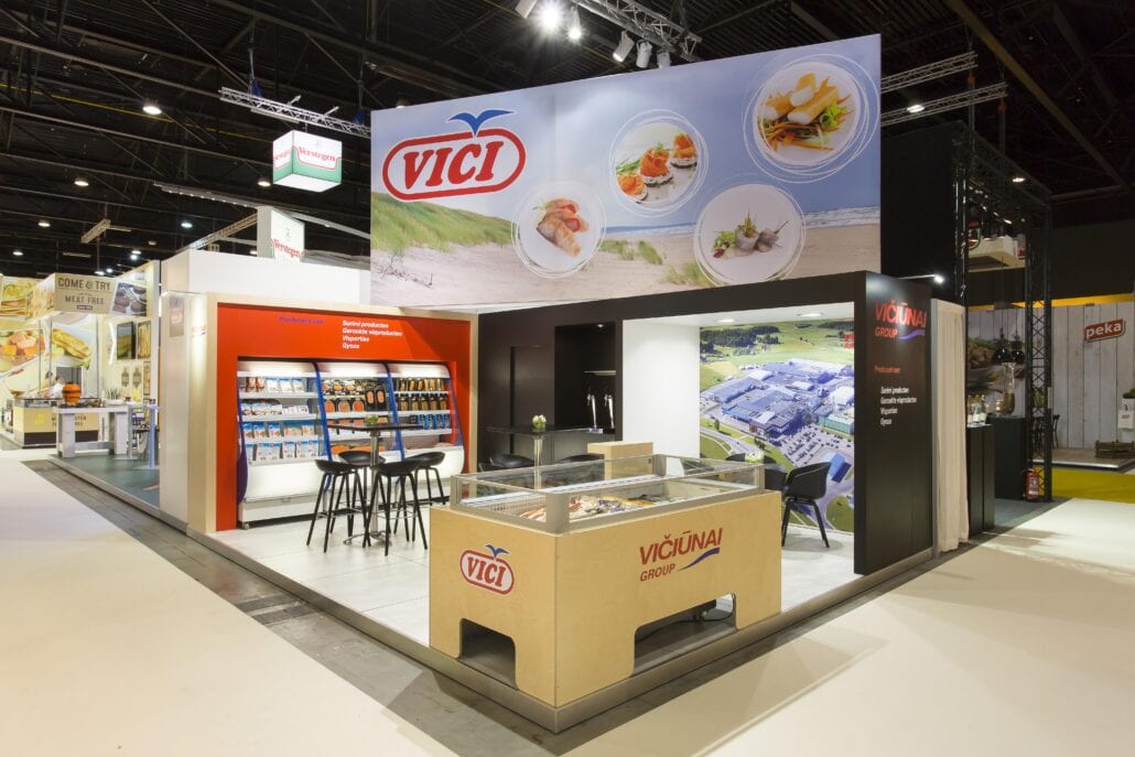 beursstand Vichiunai op de beurs Tavola Kortrijk