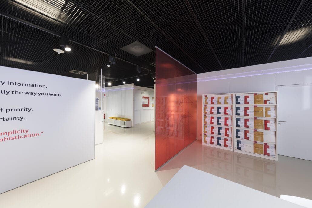 inteieurbouw showroom van OTN systems in Olen
