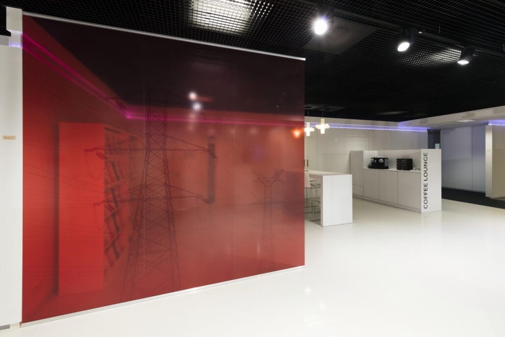 geprinte glazen scheidingswanden interieurinrichting OTN systems