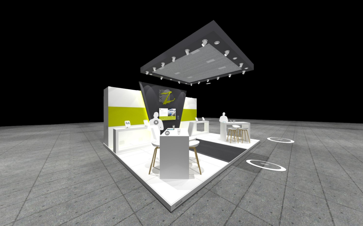 een virtual beursstand ontwikkeld door Expo Z
