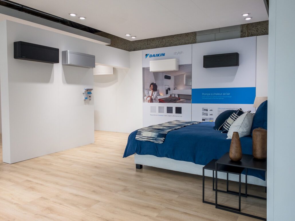 Daikin-Experience-center-wavre-11 showroom Daikin slaapkamer