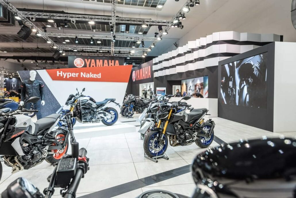 Of je nu gaat voor een houtbouw beursstand of een modulaire beursstand, bij Expo Z is elk ontwerp op maat. Beursstand Yamaha op Autosalon.