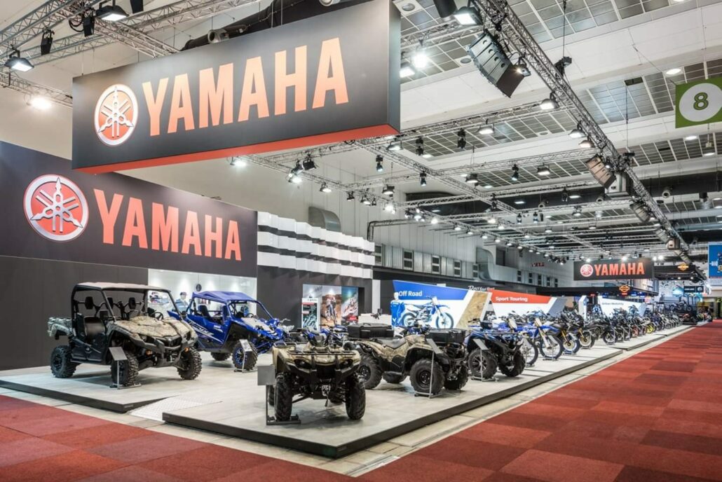 Expo Z staat garant voor kwaliteit, creativiteit, flexibiliteit en afwerking. Beursstand Yamaha op Autosalon.