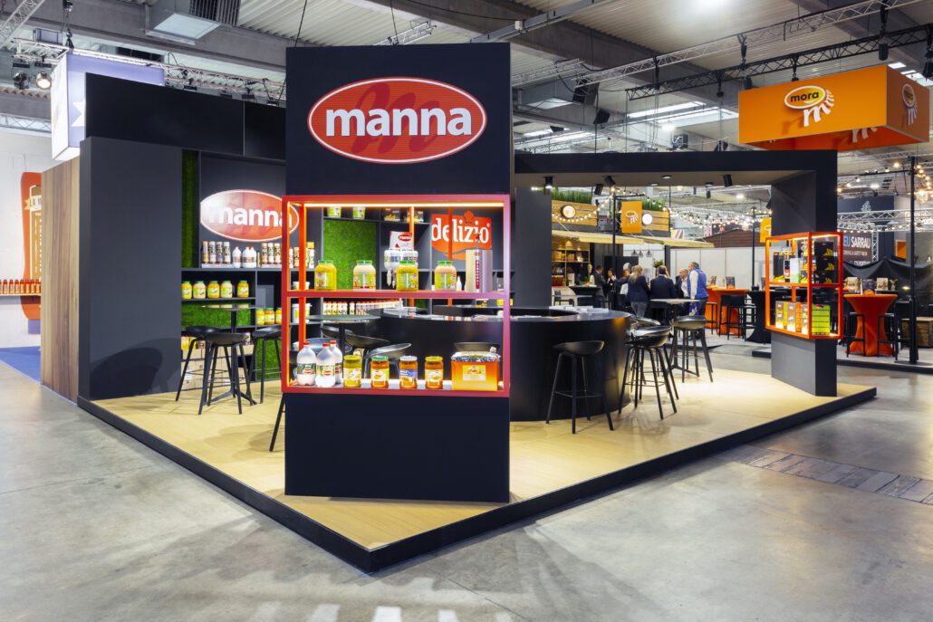 Beursstand Delizio & Manna op HorecatelBeursstand Delizio & Manna op Horecatel
