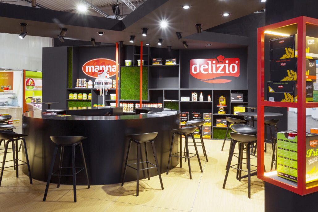 Beursstand Delizio & Manna op Horecatel